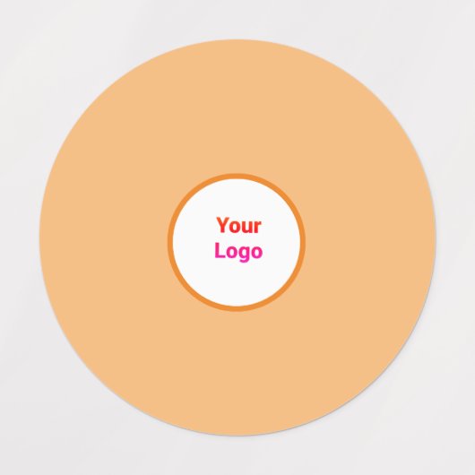 Étiquettes Logo personnalisé simple et élégant ici société cl (Design 2)