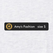 Étiquettes Logo professionnel personnalisé Quatre options de  (Design 1)