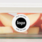Étiquettes Logo Simple Avec Entreprise Texte (Apposé)