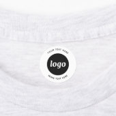 Étiquettes Logo Simple Avec Entreprise Texte (Apposé)