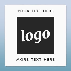 Étiquettes Logo Simple Avec Entreprise Texte