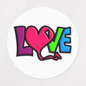 Étiquettes Love (Design 1)