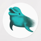 Étiquettes Lucky Dolphin (Design 1)