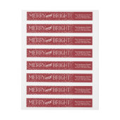 Étiquettes lumineux d'enveloppe d'adresse de (Feuille)