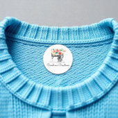 Étiquettes Machine à coudre Noir Blanc Seamstress Tailor