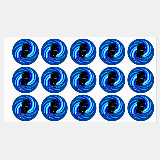 Étiquettes Maferefun Yemaya (Feuille)