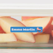 Étiquettes maigres pour stylos - Roller Disco Blue (Apposé)