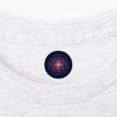 Étiquettes Mandala Doré Céleste — Équilibre dans l'Infini (Apposé)