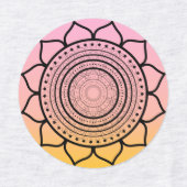 Étiquettes Mandala rose - Mandalaart (Design 1)