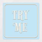 Étiquettes "Mange-Moi, Bois-Moi, Essaie-Moi" Wonderland Tea P (Design 1)