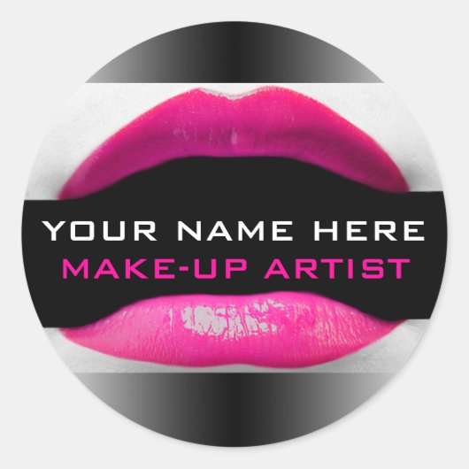 Étiquettes maquiller l'artiste (Devant)