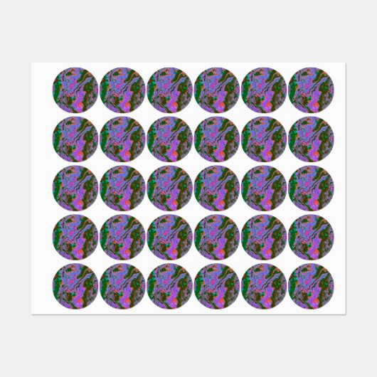 Étiquettes Marbre aigre (Feuille)