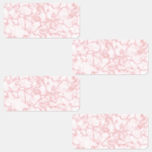 Étiquettes Marbre rose (Groupe)