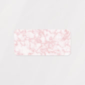 Étiquettes Marbre rose (Design 1)