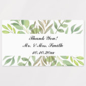 Étiquettes mariage Merci (Design 2)