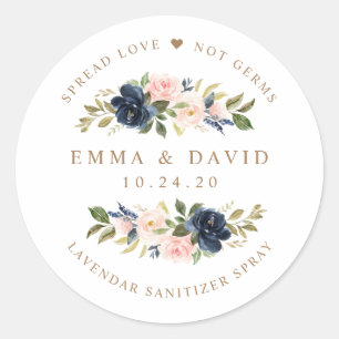 Étiquettes mariage Sanitizer