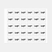 Étiquettes Marque simple d'entreprise du logo (Feuille)