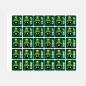 Étiquettes MARVIN LE MARTIAN™ Mad (Feuille)