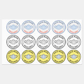 Étiquettes Masque de visage requis (Feuille)