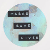 Étiquettes Masquer les autocollants (Design 1)