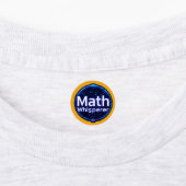 Étiquettes Math Enseignant Math Whisperer (Apposé)