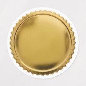 Étiquettes Médaille de récompense d'excellence en étoile écla (Design 1)