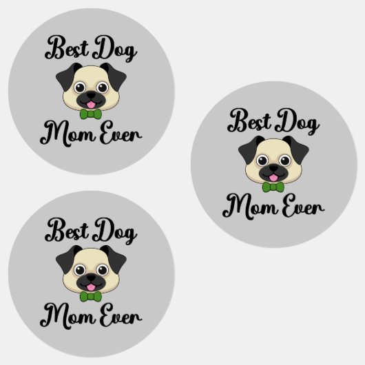 Étiquettes Meilleure maman de chien jamais (Groupe)