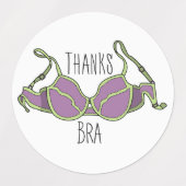 Étiquettes Merci Bra (Design 1)