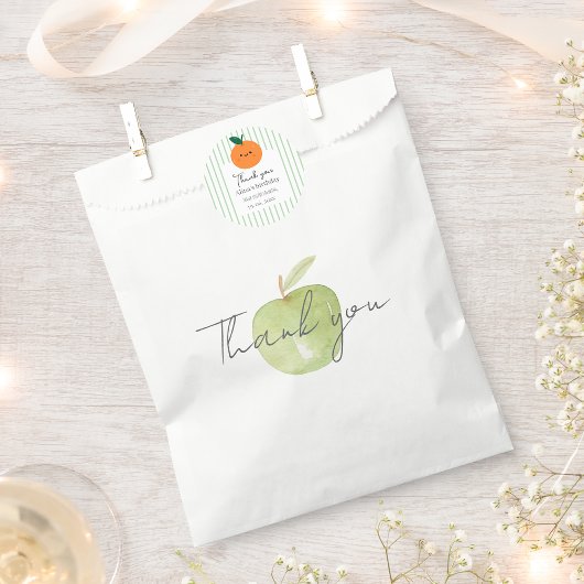 Étiquettes Merci Joli pastel Bandes vertes Anniversaire