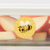 Étiquettes miel avec abeilles (Apposé)