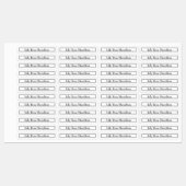 Étiquettes Minimaliste (Feuille)