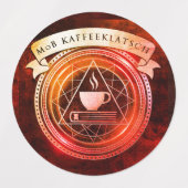 Étiquettes MoB Kaffeeklatsch - autocollants (Design 1)