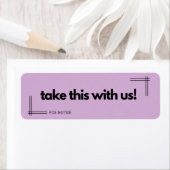 ÉTIQUETTES mobiles PCS : Articles à ne pas emballe (En situation)