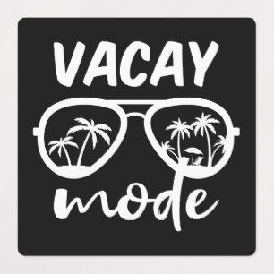 Étiquettes Mode Vacances II - Vacances en famille