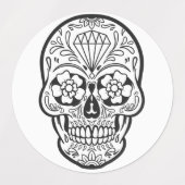 Étiquettes Modèle crâne (Design 2)