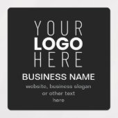 Étiquettes Modèle simple moderne pour le logo de votre entrep (Design 1)