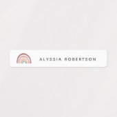 Étiquettes Moderne Rainbow Pastel Cute tous les jours (Design 1)