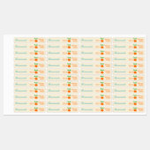 Étiquettes Moderne Rétro Orange Marmalade Tamper-Proof Seal L (Feuille)