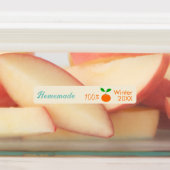 Étiquettes Moderne Rétro Orange Marmalade Tamper-Proof Seal L (Apposé)