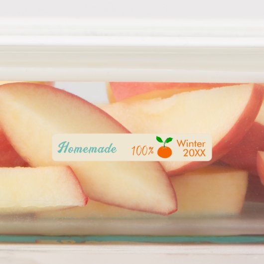 Étiquettes Moderne Rétro Orange Marmalade Tamper-Proof Seal L (Apposé)