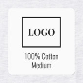 Étiquettes Moderne Simple Ajouter Entreprise Logo Mode Vêteme (Design 2)