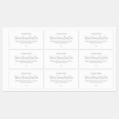 Étiquettes Moderne simple élégant Beauté Soins de peau sur me (Feuille)