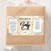 Étiquettes modernes Agate ivoire et le beurre corp (En situation)