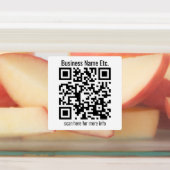 Étiquettes Modifiable instantanément QR Code & Business Name (Apposé)