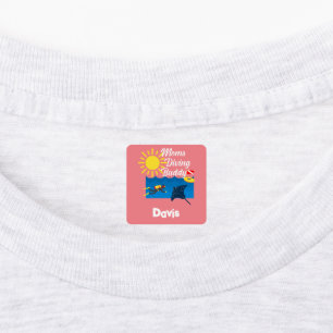 Étiquettes Moms Diving Buddy Design - Vêtements pour petits C