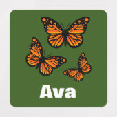 Étiquettes Monarch Papillon Design - Vêtements pour petits Ca (Design 1)