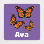 Étiquettes Monarch Papillon Design - Vêtements pour petits Ca (Design 2)