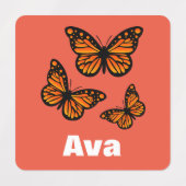 Étiquettes Monarch Papillon Design - Vêtements pour petits Ca (Design 2)