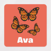 Étiquettes Monarch Papillon Design - Vêtements pour petits Ca (Design 1)