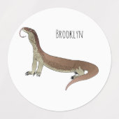 Étiquettes Monitor lizard (Design 2)